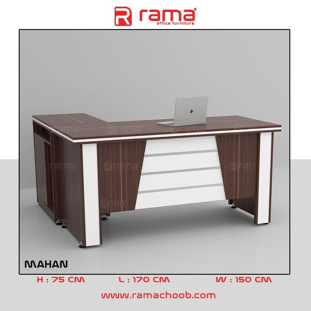 عکس ابعاد میز کارمندی